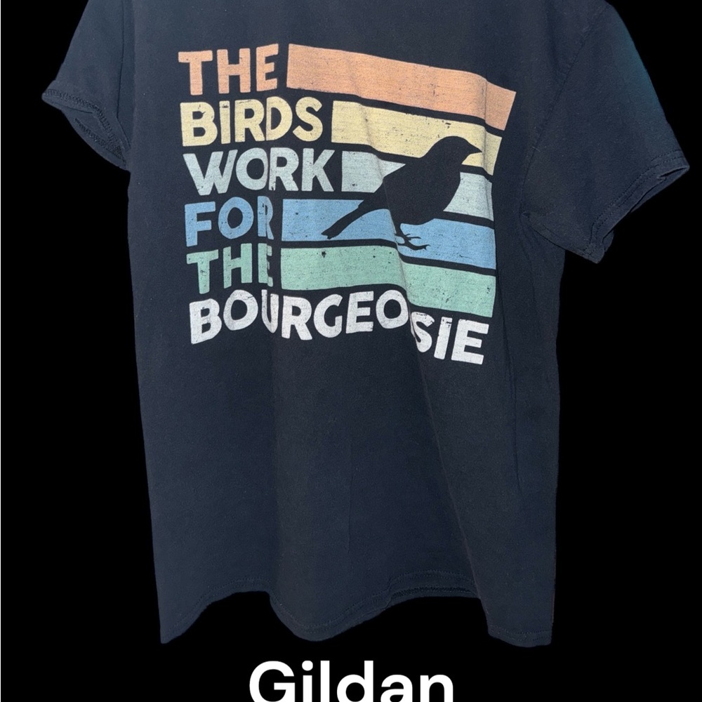 Gildan Orange Bird M Silhouette Tee